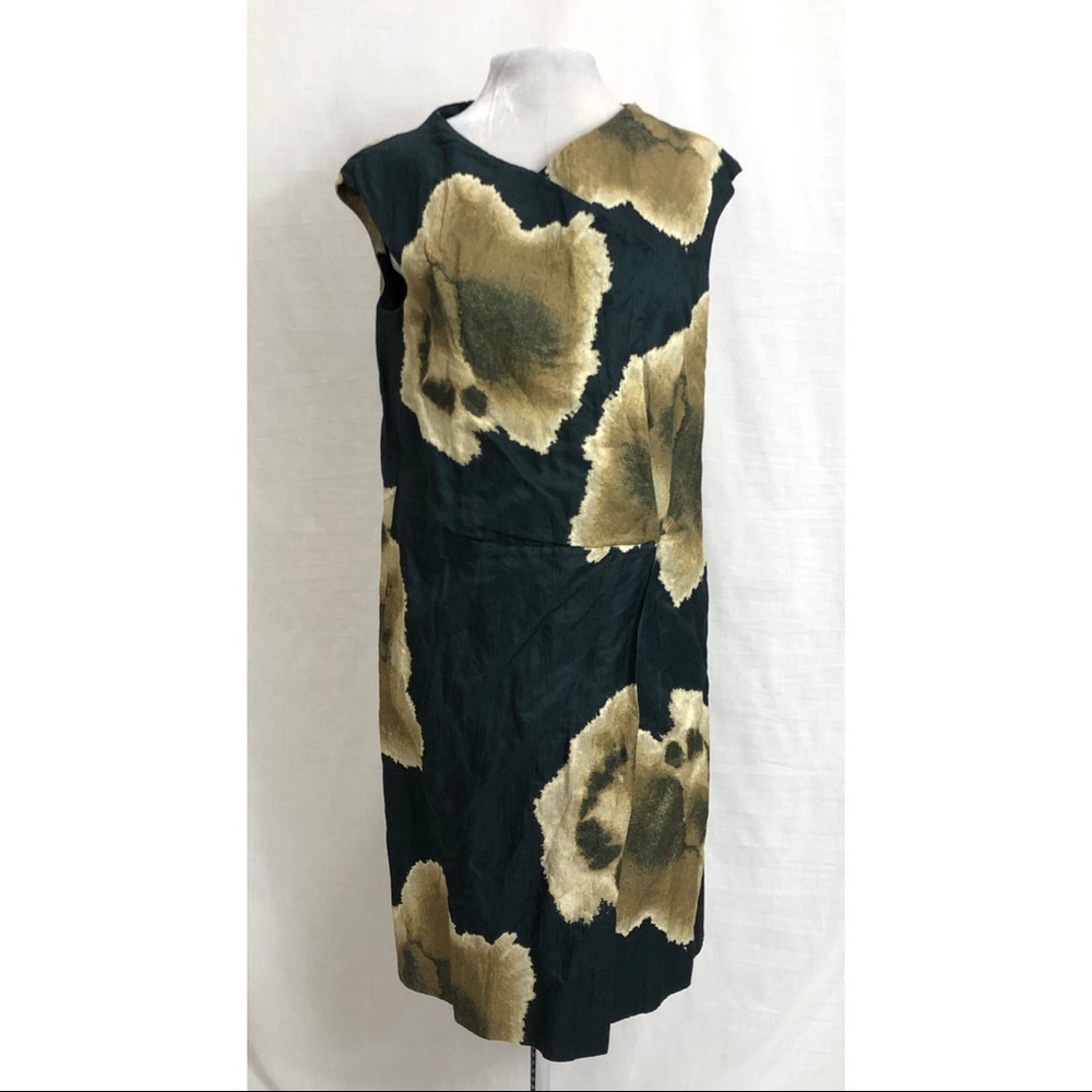 Cacharel Paris Abstract Floral Dress